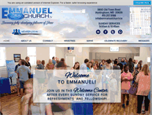 Tablet Screenshot of emmanuelchurch.tv